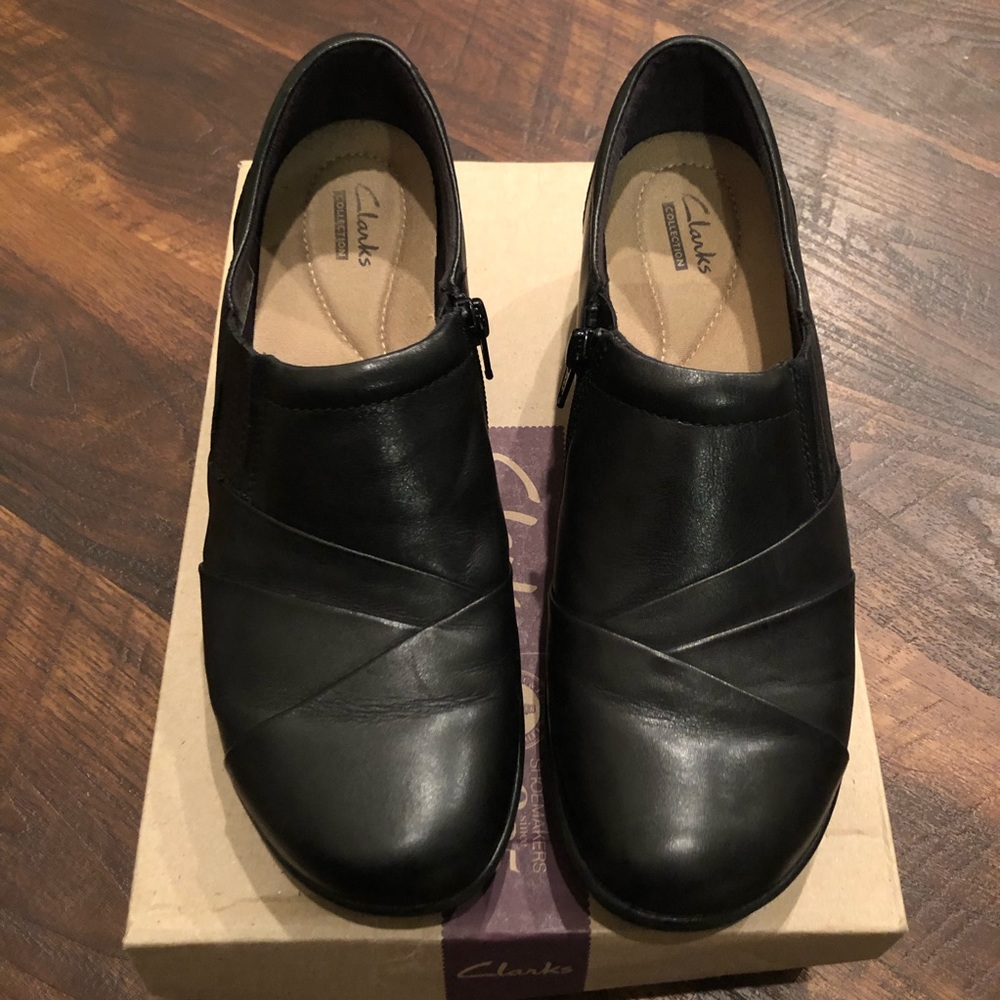 Clark’s Women’s Black Shoes SZ 9 1/2 Pre owned